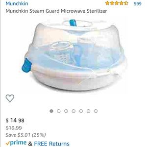 Munchkin microwave bottle sterilizer